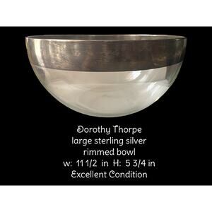 Vintage Dorothy Thorpe MCM Large Serving bowl EUC